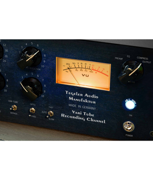 Tegeler Audio Vari Tube Recording Channel | Tube Channel Strip with Pultec-Style EQ | Opto and Vari-Mu Compression for Studio Recording