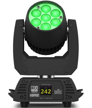 Chauvet Pro Rogue R1X Wash | 7x25W RGBW LEDs - 62.7° Zoom | Compact Moving Wash with RDM & PWM Control