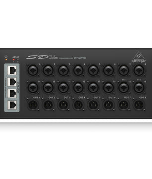 Behringer SD16 | 16 Remote Midas Preamps | ULTRANET Hub with AES50 Networking