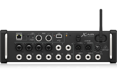 Behringer XR12 | 12 Input Digital Mixer with WiFi | Tablet Controlled Rack Mixer with USB Recording