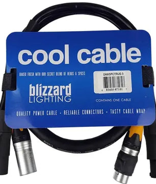 Blizzard Lighting DMX5PCT-6 | IP65 5-Pin DMX + PowerCON TRUE1 Combo Cable