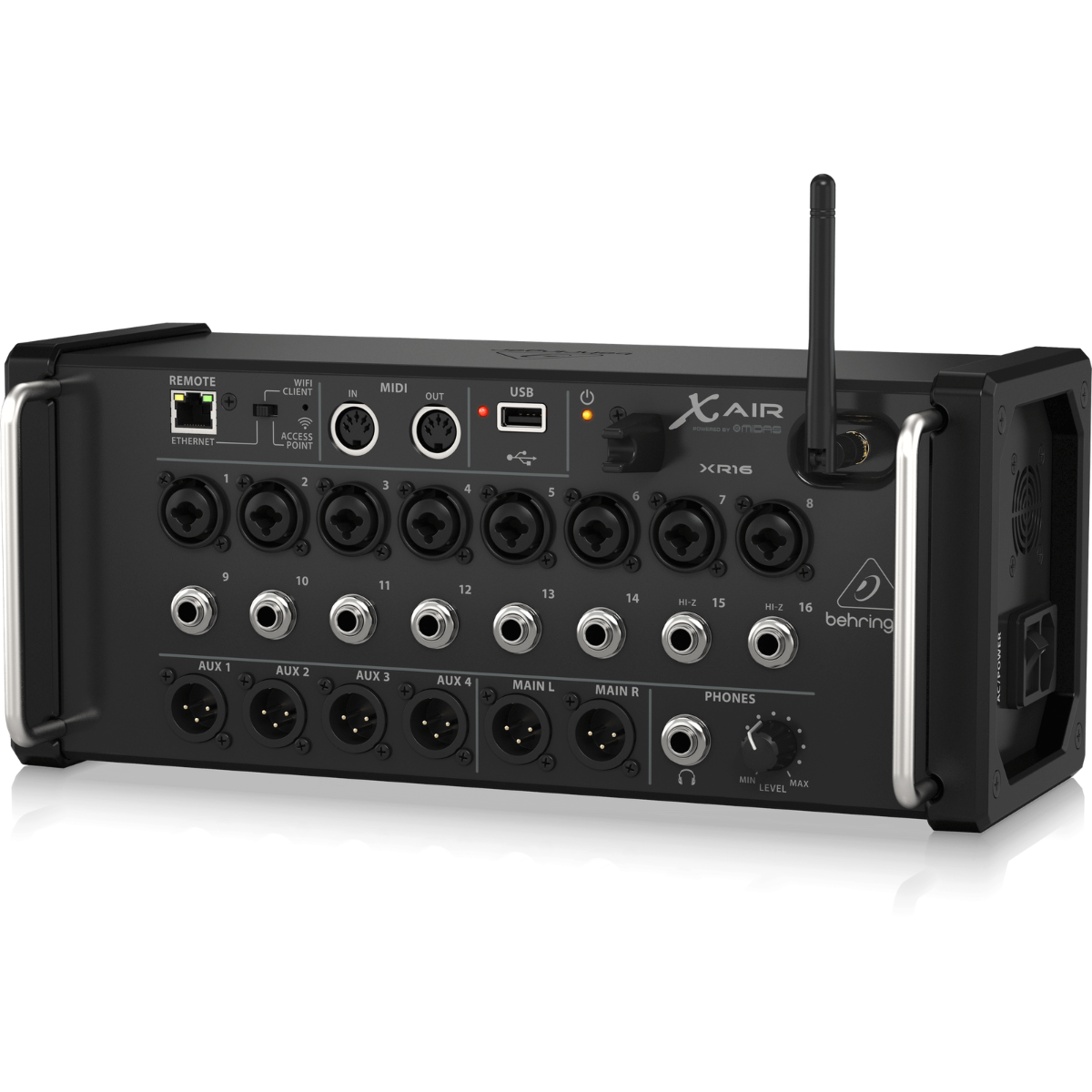Behringer XR16 | 16-Input Digital Mixer | WiFi Control with USB Recorder