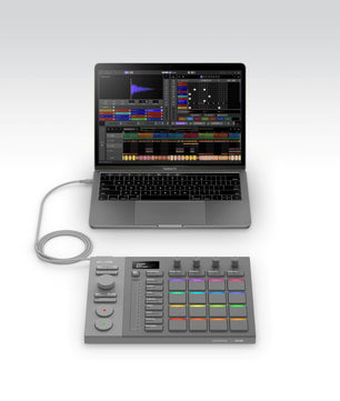 AlphaTheta Slab | Serato Studio MIDI Controller | OLED, Touch Strip & RGB Pads