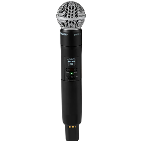 Shure SLXD124+/85M-G57 | Handheld SM58 + Lavalier Wireless System | 24-bit Audio & Dual Transmitter Flexibility