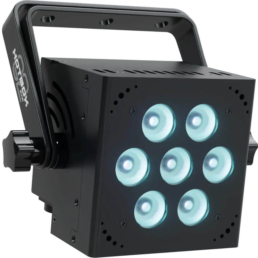Blizzard Lighting Hotbox G2 EXA | 7x 15W RGBAW+UV LED Wash Light with RDM & PowerCON TRUE1