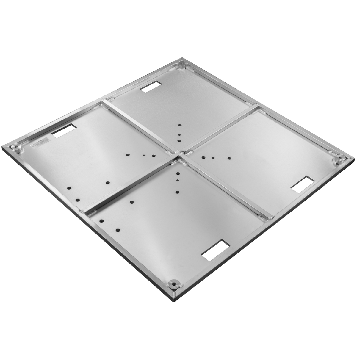 Show Solutions BP4848-ALU-R1 | 48in x 48in Aluminum Base Plate | 12mm Top Plate