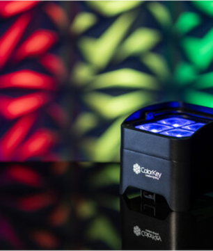 ColorKey MobilePar Mini Hex 4 MKII 4-Pack | Wireless Battery-Powered Uplights | RGBAW+UV Wash Lights with Carrying Case