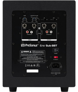 PreSonus Eris Sub 8BT | 8in Active Studio Subwoofer | Bluetooth Input with 50W Class AB Power