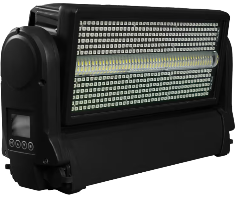 Rasha Blok IP65 | 150,000 Lumen Strobe with Pixel Zones | Outdoor Moving Head with RGB & White LEDs