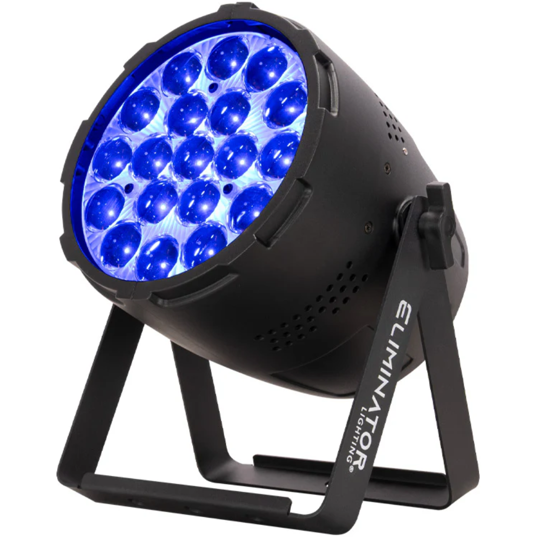 Eliminator Mega Par Z Wash | 19x15W RGBW LEDs + Zoom | 10°–60° Beam with Circle Control