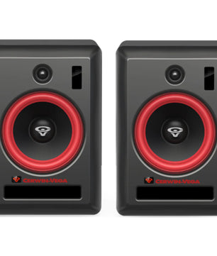 Cerwin Vega VEGA8SB-PR | 8in Studio Monitor Pair with DSP | Bluetooth, SKAA & SKAA Pro Wireless Audio