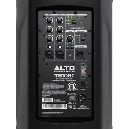 Alto Pro TS108C | 8in Sub - 123dB | 600W Column Array PA with Bluetooth & DSP