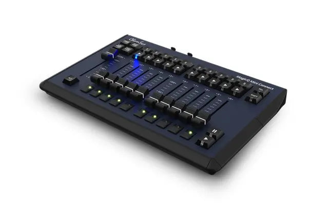 ChamSys MagicQ Mini Connect | USB Lighting Controller with 10 Faders | 64-Universe ArtNet/sACN Support