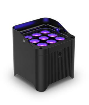 Chauvet DJ Freedom Par H9 IP | Wireless Hex LED Uplight | Compact IP54 Fixture with RF & D-Fi
