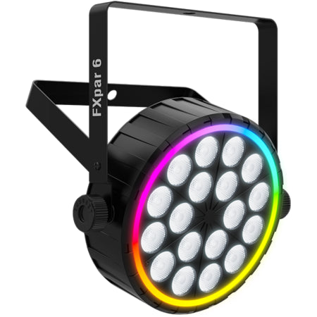 Chauvet DJ FXpar 6 | 6 Zone RGBW + RGB Ring Effects | Compact Party Wash with DMX Control