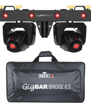 Chauvet DJ GigBAR Bridge ILS | 2-in-1 Moving Head & Wash Bar | ILS + Wireless DMX, Totem Mode