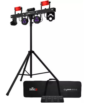 Chauvet DJ GigBAR Move ILS | 5-in-1 Lighting System with Moving Heads | ILS, RF, & Footswitch Control