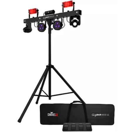 Chauvet DJ GigBAR Move ILS | 5-in-1 Lighting System with Moving Heads | ILS, RF, & Footswitch Control
