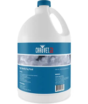 Chauvet DJ High Density Fog Juice HDF | 1-Gallon Water-Based Fluid | Long Hang Time, Thick White Fog
