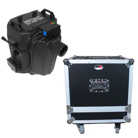 Chauvet DJ Nimbus Package | Dry Ice Fog Machine with Road Case | Continuous Low-Lying Fog Solution