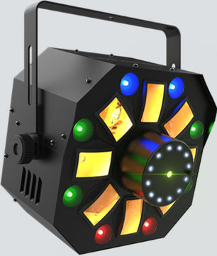 Chauvet DJ Swarm Wash FX ILS | 4-in-1 FX Light with Derby, Wash, Laser & Strobe | ILS & D-Fi USB Compatible