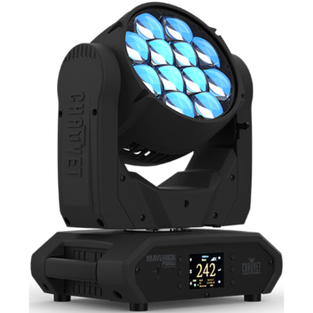 Chauvet Pro Maverick Force 2 BeamWash | 12x 45W RGBW LEDs - 3.7°–44.1° Zoom | Pixel Mapping & Virtual Gobos