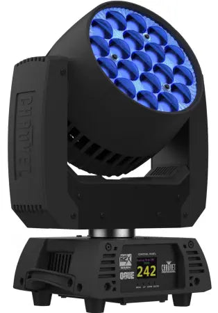 Chauvet Pro Rogue R2X Wash | 19x 25W RGBW LEDs | 7.3°–64.3° Zoom & Pixel Control