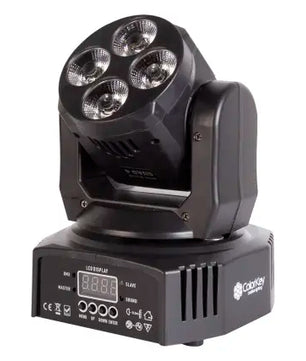 ColorKey Mover Miniwash QUAD 4 MKII | 4x12W RGBW LEDs - 25° Beam | Compact Moving Head Wash with DMX Control