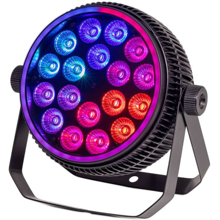 ColorKey Halo Par HEX 18P | 18x10W RGBWA+UV LEDs | 6-Zone Pixel Wash with 34-Zone Halo
