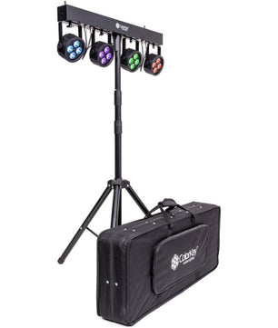 ColorKey PartyBar Mobile 100 EL | Wireless LED Lighting System | Battery-Powered with Stand & Case