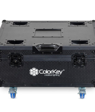 ColorKey Road Case for Inceptor Panel FX | Holds 4 Fixtures | Heavy-Duty Touring Case