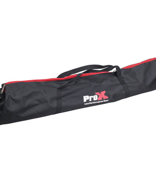 ProX XPOLARISWHX2POLES | Pair of White M20 Speaker Poles | Adjustable Height with Carry Bag