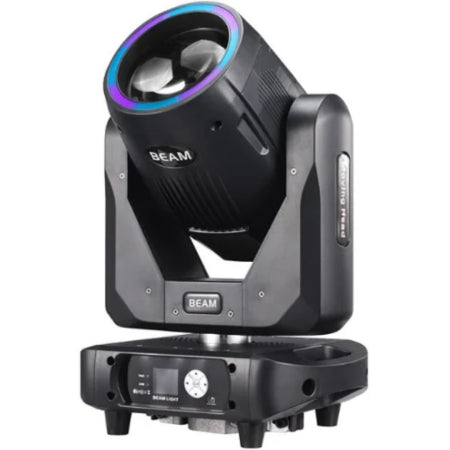Crisp JUBARIS BEAM 300 | 250W Hybrid Beam Moving Head with Prism, Gobo & RGB Halo Ring