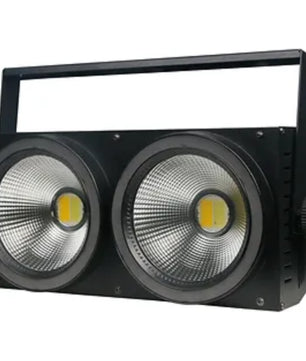 Crisp SOLSTICE DUO 616C | 200W Dual White LED Blinder with RGB Halo Rings & Strobe Effects