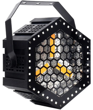 Crisp VINTAGE SOLO | 3×60W Warm White COB with RGB Halos | Retro Stage Light with 45 FX & Pixel Control