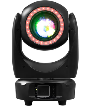 Rasha Zuri | 100W Beam with Gobos & Prism | RGB Pixel Ring & 3° Sharp Output