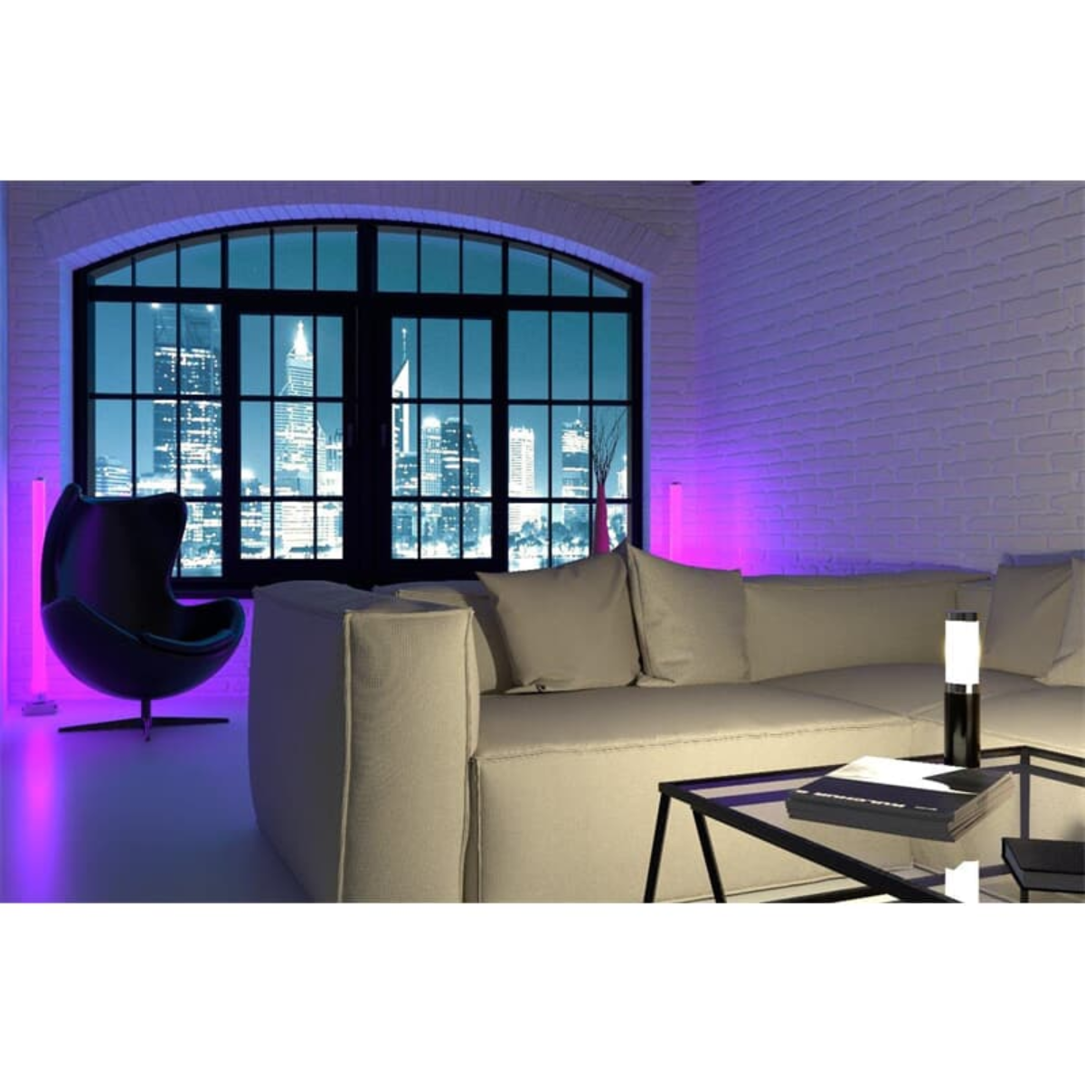 Ape Labs TableLight 2.0 Grey | 15W RGBaW Battery Table Light | IP65 360° Wireless Lighting