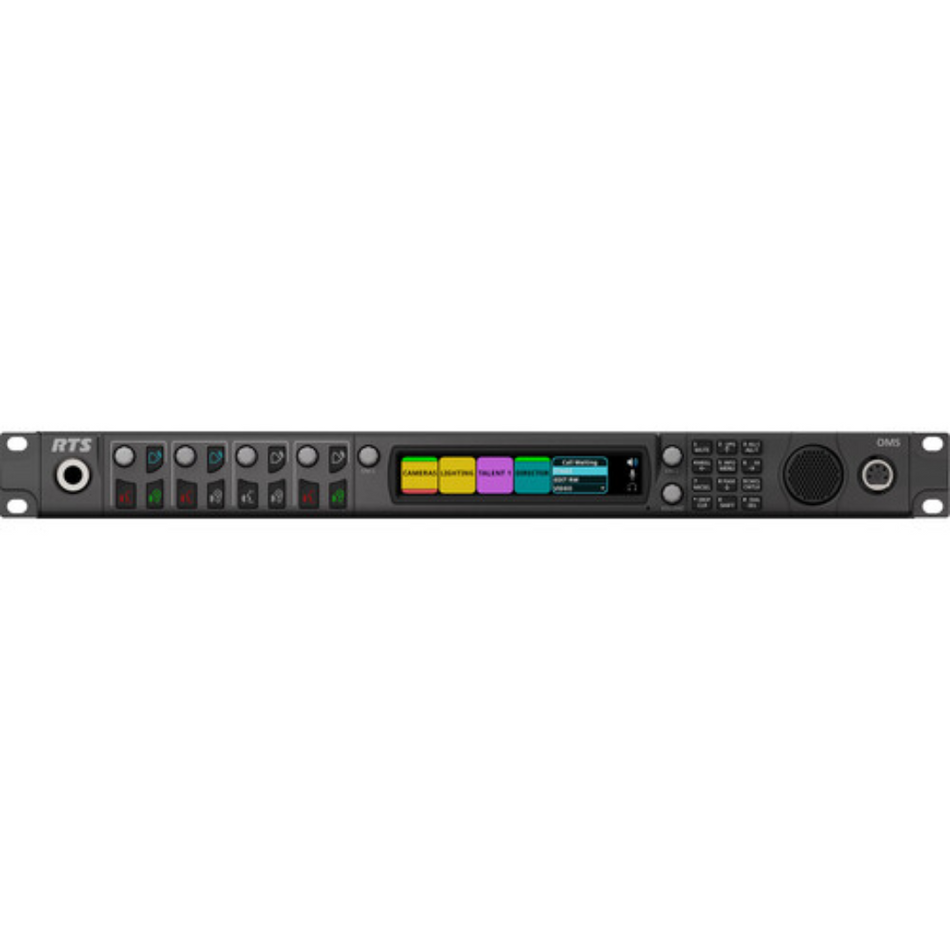 RTS OMS ANALOG 5F | OMNEO Analog Main Station with 4 Two-Wire Ports & Upgradeable Digital Functionality