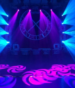 Eliminator Stealth Spot | 60W LED Moving Head | Rotating Gobos, Motorized Focus & 3-Facet Prism