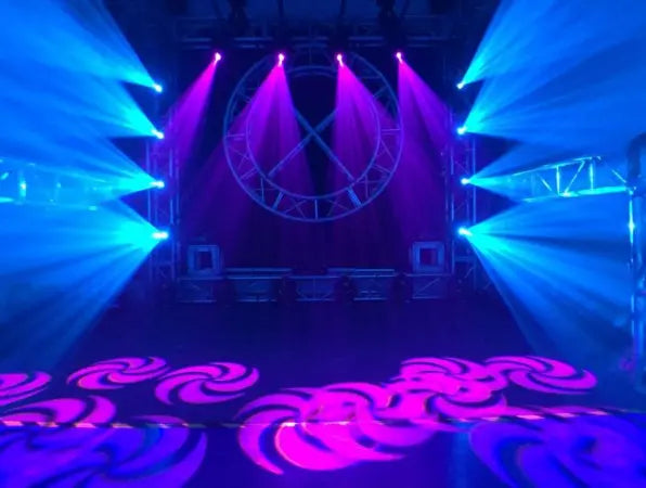 Eliminator Stealth Spot | 60W LED Moving Head | Rotating Gobos, Motorized Focus & 3-Facet Prism