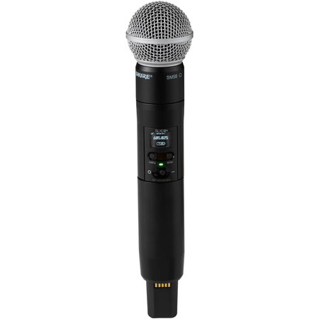 Shure SLXD24D+/58-G57 | Dual SM58 Wireless System | Digital Audio with ShowLink Control