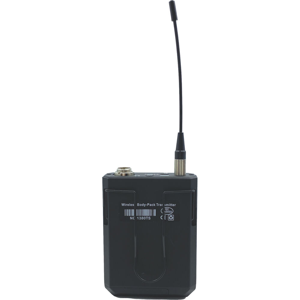 CAD WX1800BP | Bodypack UHF Wireless System w/ Lavalier, Headset & Instrument Cable | 394ft Range, 100 Channels
