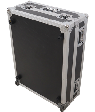 ProX XS TV32FMW | 32 Inch LED TV Flight Case | Adjustable Floor Monitor Case with Wheels
