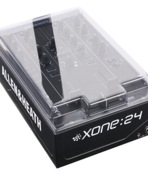 Decksaver DS-PC-XONE24 | Cover for Allen & Heath Xone:24/24C | Smoked Polycarbonate Protection