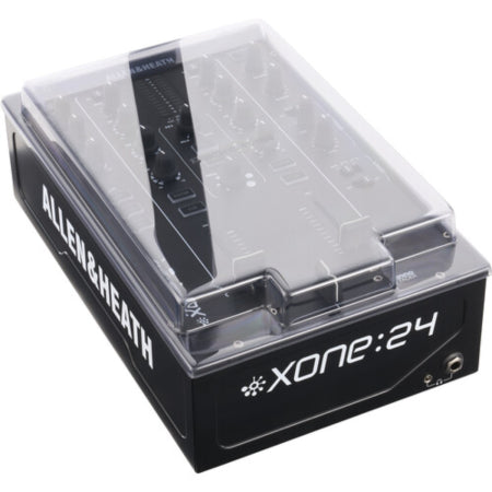 Decksaver DS-PC-XONE24 | Cover for Allen & Heath Xone:24/24C | Smoked Polycarbonate Protection