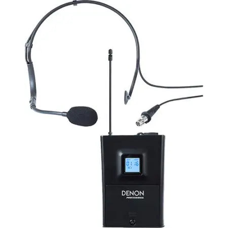 Denon Fitness Pack | UHF Beltpack + Headset Mic | Sweat-Proof for Audio Commander Systems