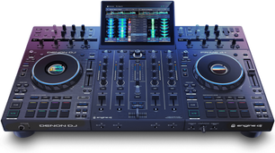 Denon DJ Prime 4+ | 4‑Deck Standalone Controller | Wi-Fi, Stems & Touch FX