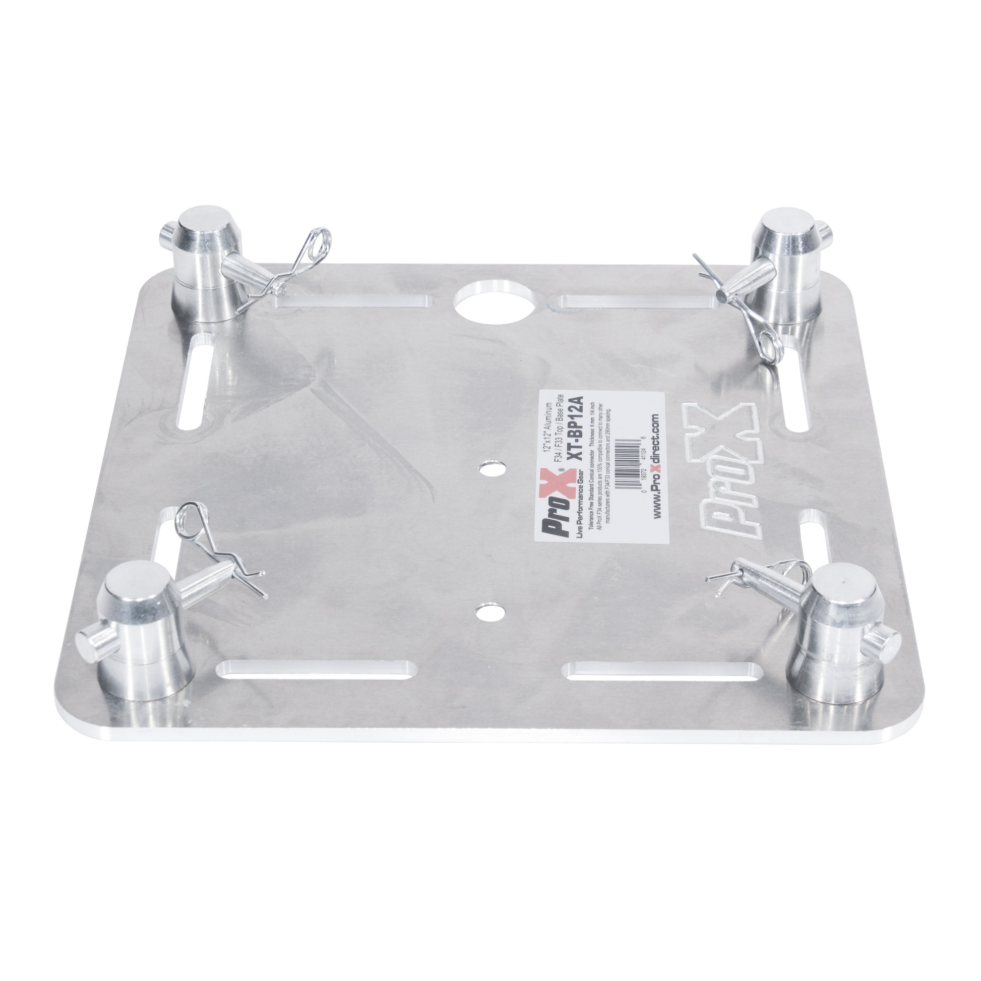 ProX XT BP12AX2 | Pair of XT-BP12A 12in Aluminum Truss Base Plates | For F34 F32 F31 Truss