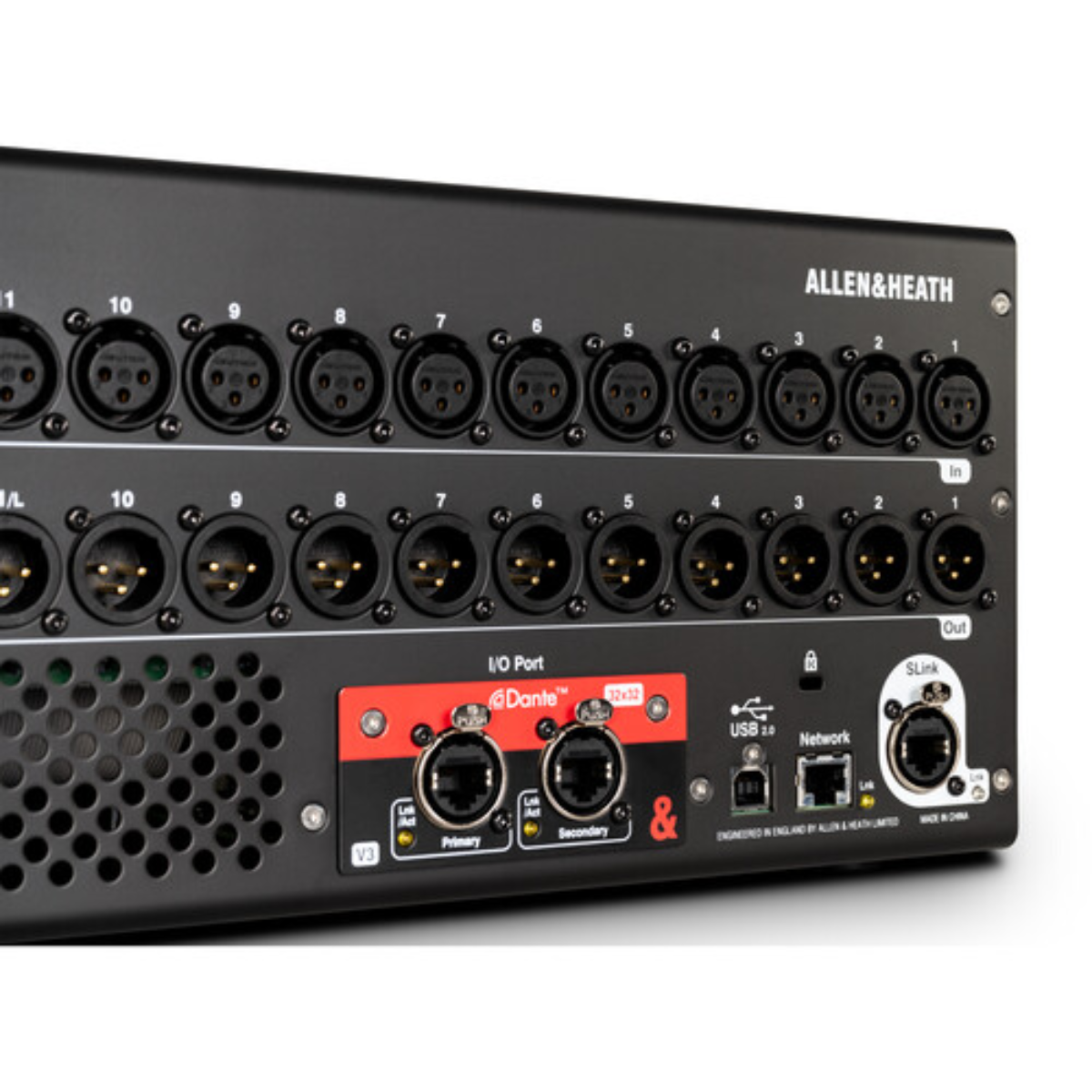 Allen & Heath AH-SQ-RACK | 48-Channel 96kHz Digital Mixer | 4 RU Rackmount Control