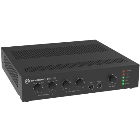 Dynacord U240:1M | 240W Mixer Amplifier | 4 Ohm, 8 Ohm, 70V/100V Output